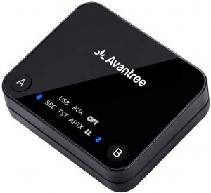 Avantree Audikast aptX Low Latency Bluetooth Audio Transmitter