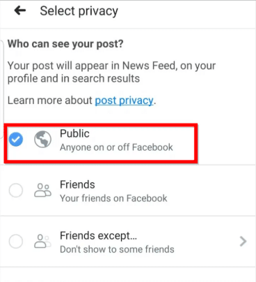 Make a Facebook Post Shareable