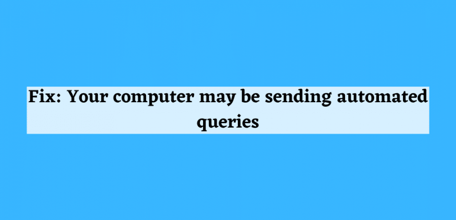 sending automated queries