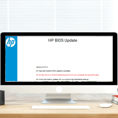 Update BIOS on an HP