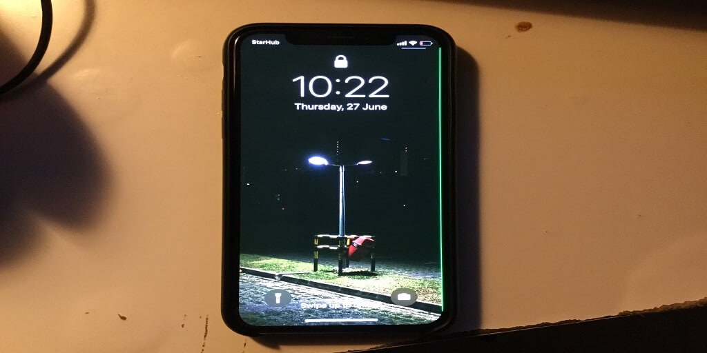 The Green Line Issue On Iphone X