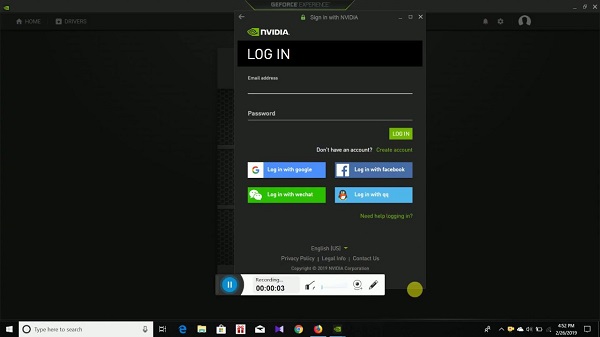 Why doesn't GeForce Experience login work?