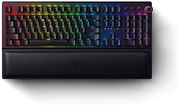 Razer BlackWidow V3 Pro Mechanical Wireless Gaming Keyboard Green Mechanical Switches - Tactile  Clicky - Chroma RGB Lighting - Doubleshot ABS Keycaps - Transparent Switch Housing - Bluetooth 2 4GHz
