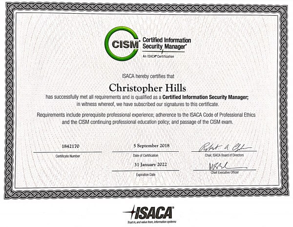 What Is CISM® Certification?
