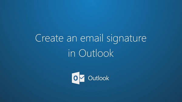 How to add a signature in Outlook 2013