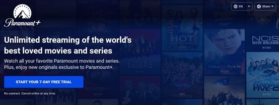 Paramount+ 7-Day Free Trial