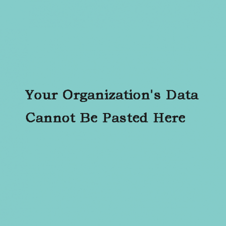 How to Fix Your Organization's Data Cannot be Pasted Here?