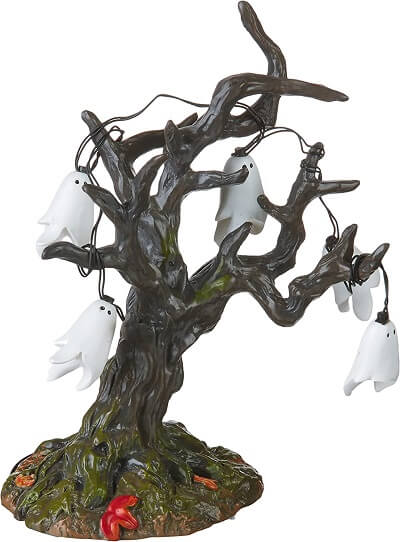 Halloween Ghost Tree Lit Figurine