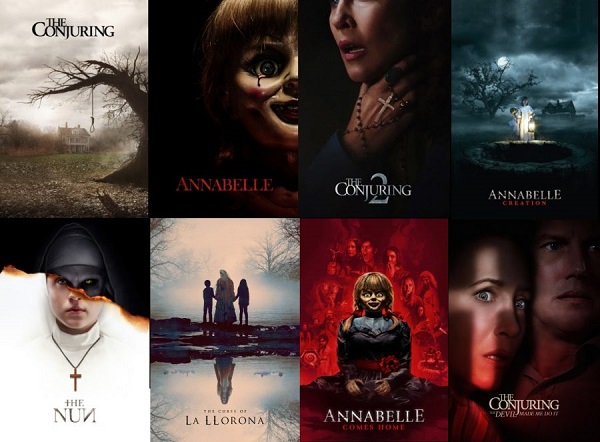 The Conjuring Universe in Order of Release