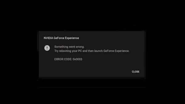 NVIDIA Error Code 0x0003: What Causes It?