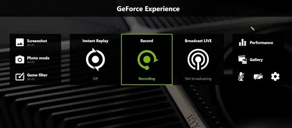 Re-enable the GeForce Experience Software