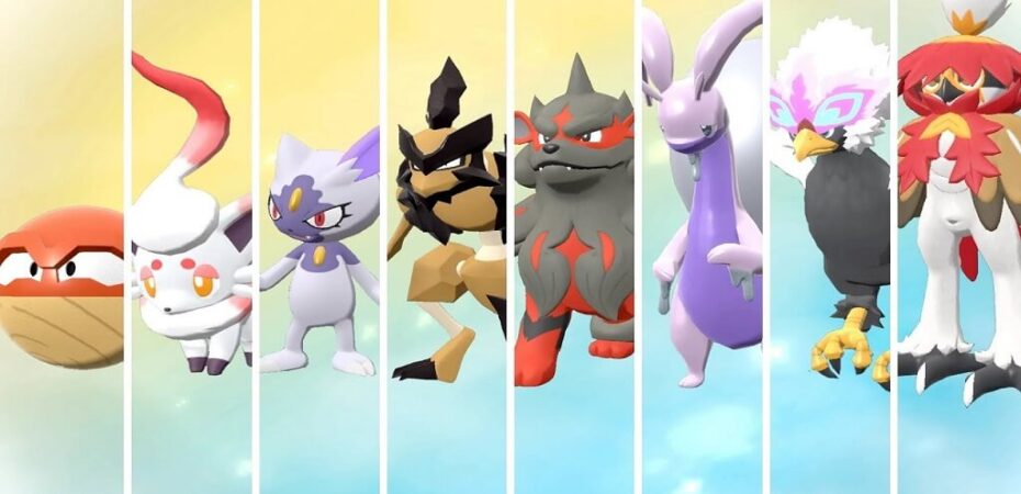 All the Hisuian Forms In Pokémon Legends - Arceus