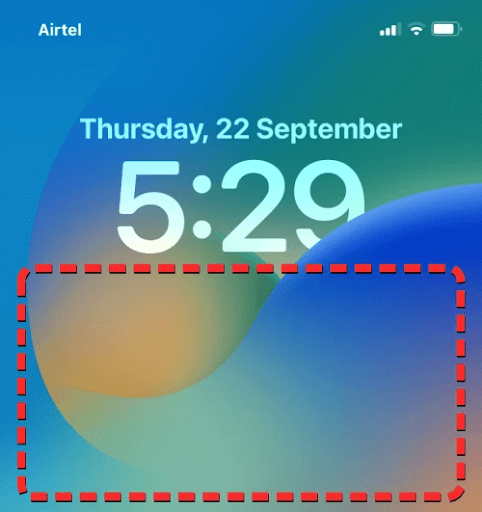 Long press the Lock Screen while your iPhone is unlocked. If you do not have Face ID enabled, you must first unlock your phone and enter the Lock Screen by swiping down from the top of the Home Screen.