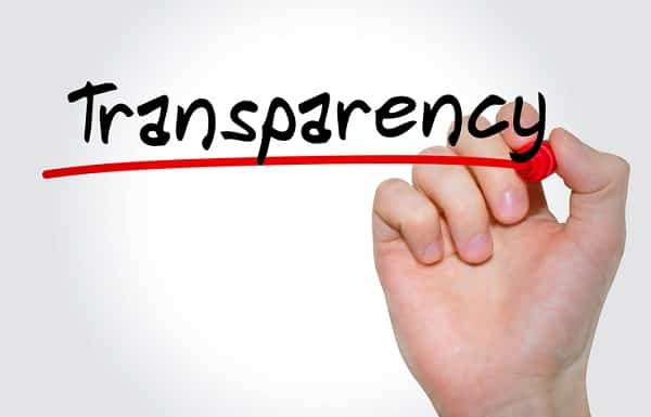 Being Transparent
