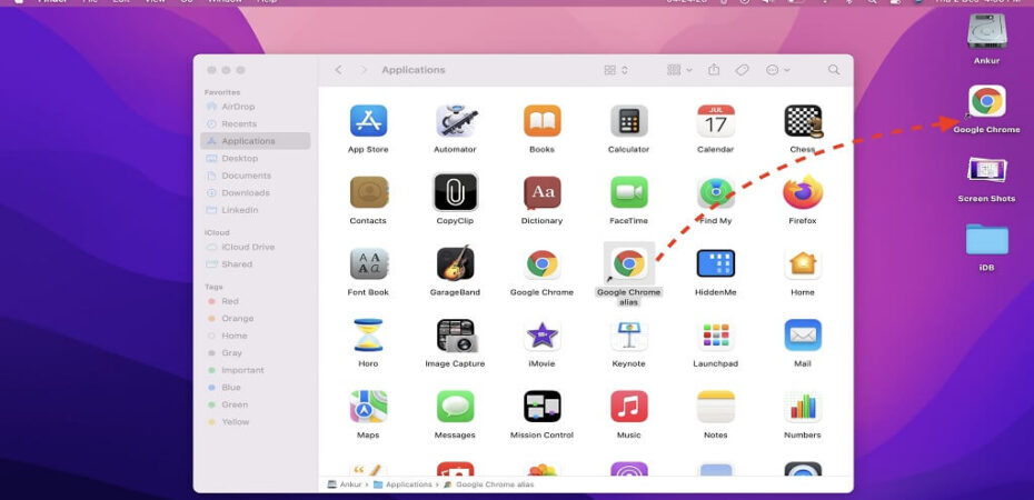 How to Make Desktop Shortcuts in MacOS?