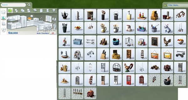 The Sims Catalog