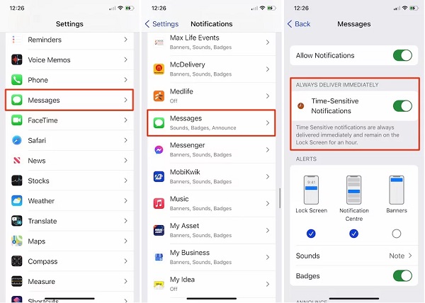 How to Disable Time-sensitive Notifications on your iPhone