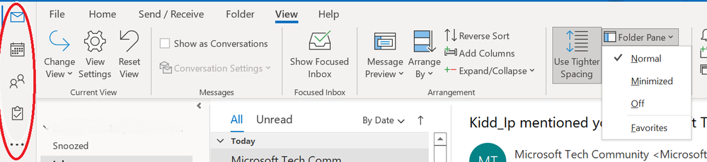 How to Move Your Outlook Toolbar From Side to Bottom