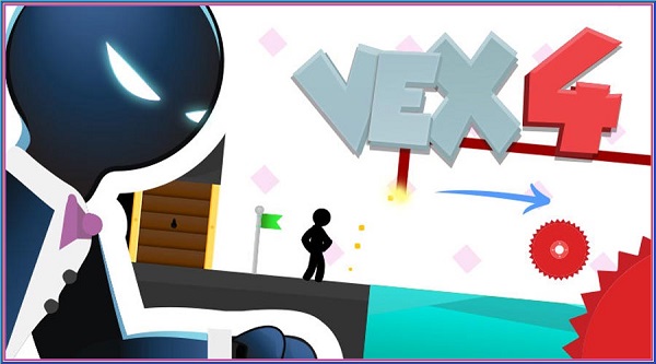 "Vex 4" - Conquer Challenges in a Platformer Adventure
