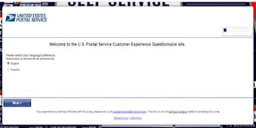 Navigating the www.postalexperience.com/pos Survey