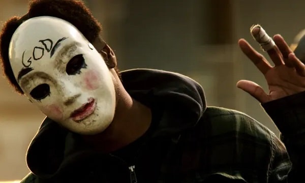 From 'The Purge: Anarchy': The Waving God Mask 