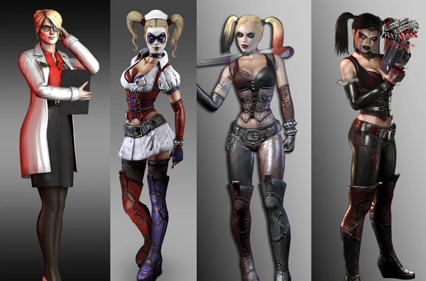 Harley Quinn’s Revamped Look in The Arkham Series