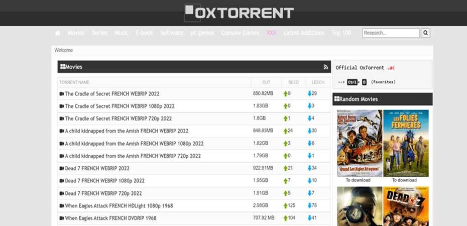 20 Best Ox Torrent Alternative Websites