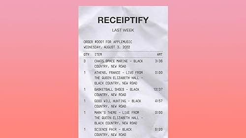 How to Create a Receiptify of Your Most-Heard Songs
