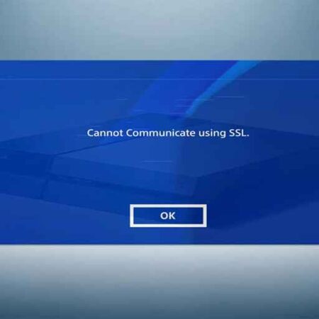 How to Fix ‘Cannot Communicate Using SSL’ Error on PS4