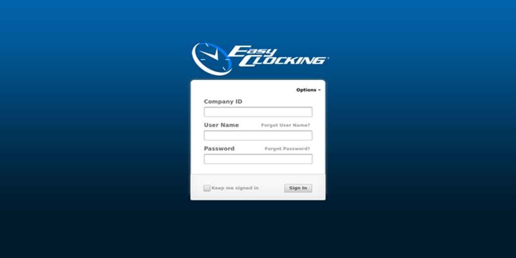 Easyclocking login